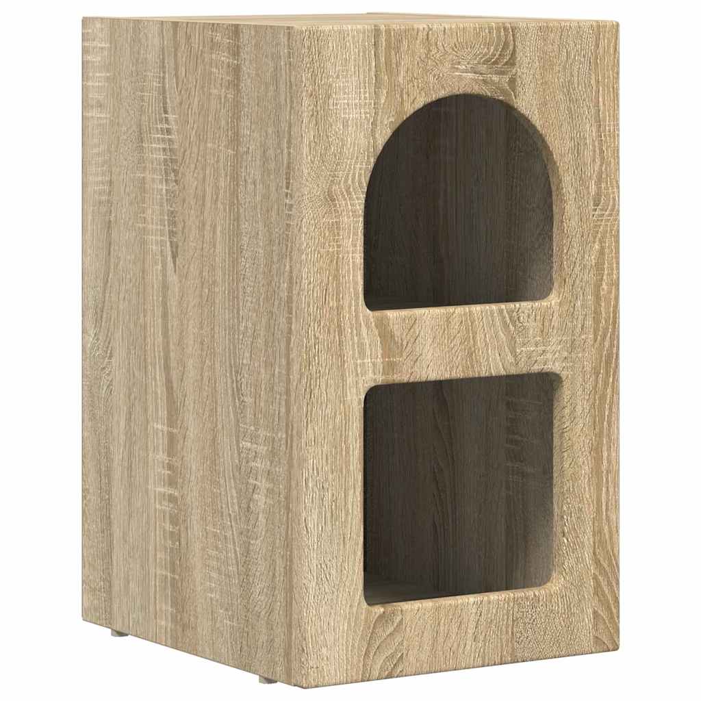 vidaXL Nachttisch Sonoma-Eiche 29,5 x 33,5 x 50 cm Holzwerkstoff