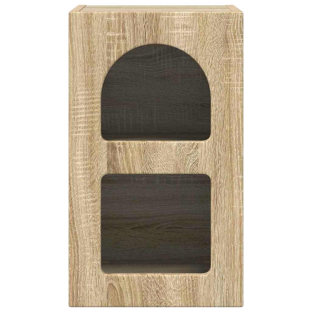 vidaXL Nachttisch Sonoma-Eiche 29,5 x 33,5 x 50 cm Holzwerkstoff