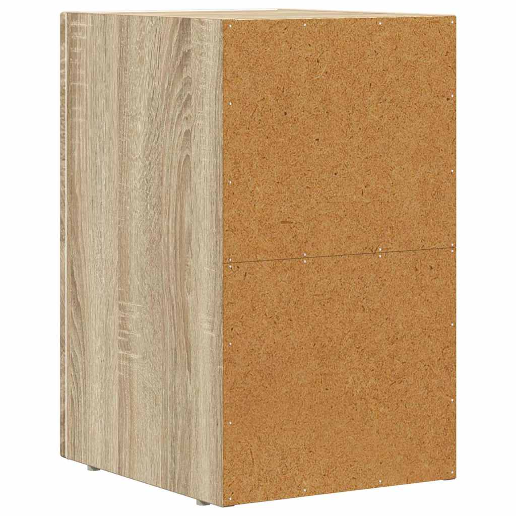 Nachttisch 2 pcs Sonoma-Eiche 29,5 x 33,5 x 50 cm Holzwerkstoff