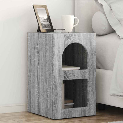 vidaXL Nachttisch Graues Sonoma 29,5 x 33,5 x 50 cm Holzwerkstoff