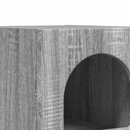 vidaXL Nachttisch 2 pcs Graues Sonoma 29,5 x 33,5 x 50 cm