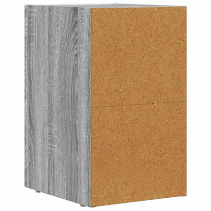 vidaXL Nachttisch 2 pcs Graues Sonoma 29,5 x 33,5 x 50 cm