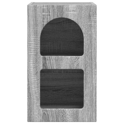 vidaXL Nachttisch 2 pcs Graues Sonoma 29,5 x 33,5 x 50 cm