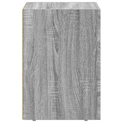 vidaXL Nachttisch 2 pcs Graues Sonoma 29,5 x 33,5 x 50 cm