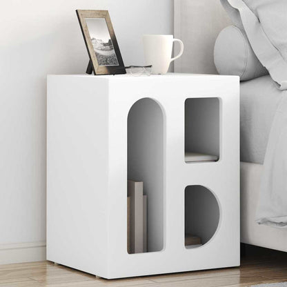 vidaXL Nachttisch 2 pcs Weiß 40 x 35 x 50 cm Holzwerkstoff