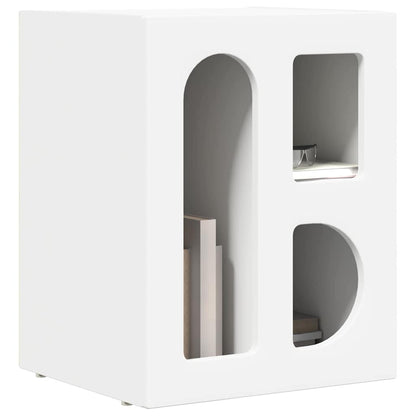 vidaXL Nachttisch 2 pcs Weiß 40 x 35 x 50 cm Holzwerkstoff