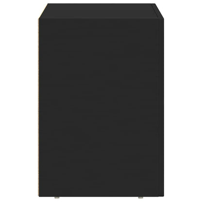 Nachttisch Schwarz 40 x 35 x 50 cm Holzwerkstoff