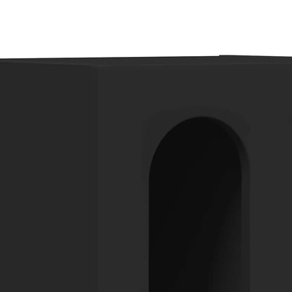 vidaXL Nachttisch 2 pcs Schwarz 40 x 35 x 50 cm Holzwerkstoff