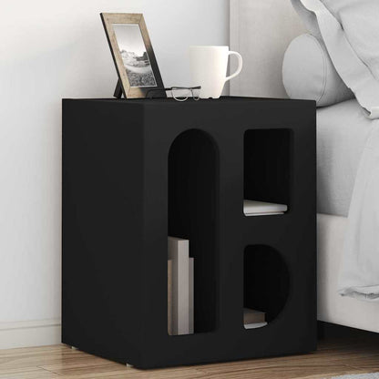 vidaXL Nachttisch 2 pcs Schwarz 40 x 35 x 50 cm Holzwerkstoff