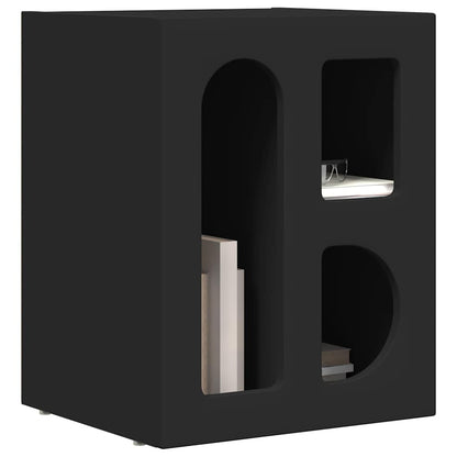 vidaXL Nachttisch 2 pcs Schwarz 40 x 35 x 50 cm Holzwerkstoff