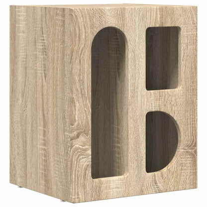 vidaXL Nachttisch 2 pcs Sonoma-Eiche 40 x 35 x 50 cm Holzwerkstoff