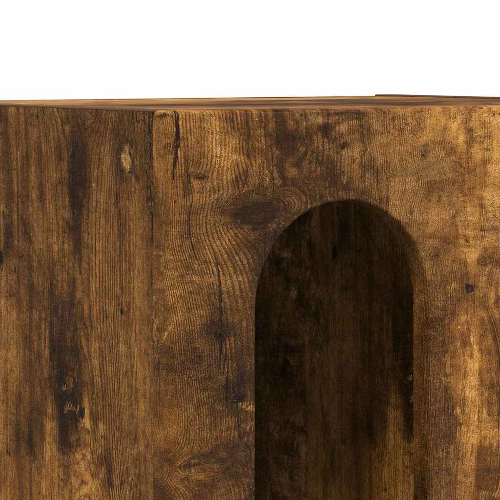 vidaXL Nachttisch Geräucherte Eiche 40 x 35 x 50 cm Holzwerkstoff