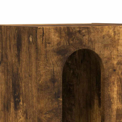 vidaXL Nachttisch Geräucherte Eiche 40 x 35 x 50 cm Holzwerkstoff