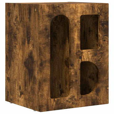 vidaXL Nachttisch Geräucherte Eiche 40 x 35 x 50 cm Holzwerkstoff