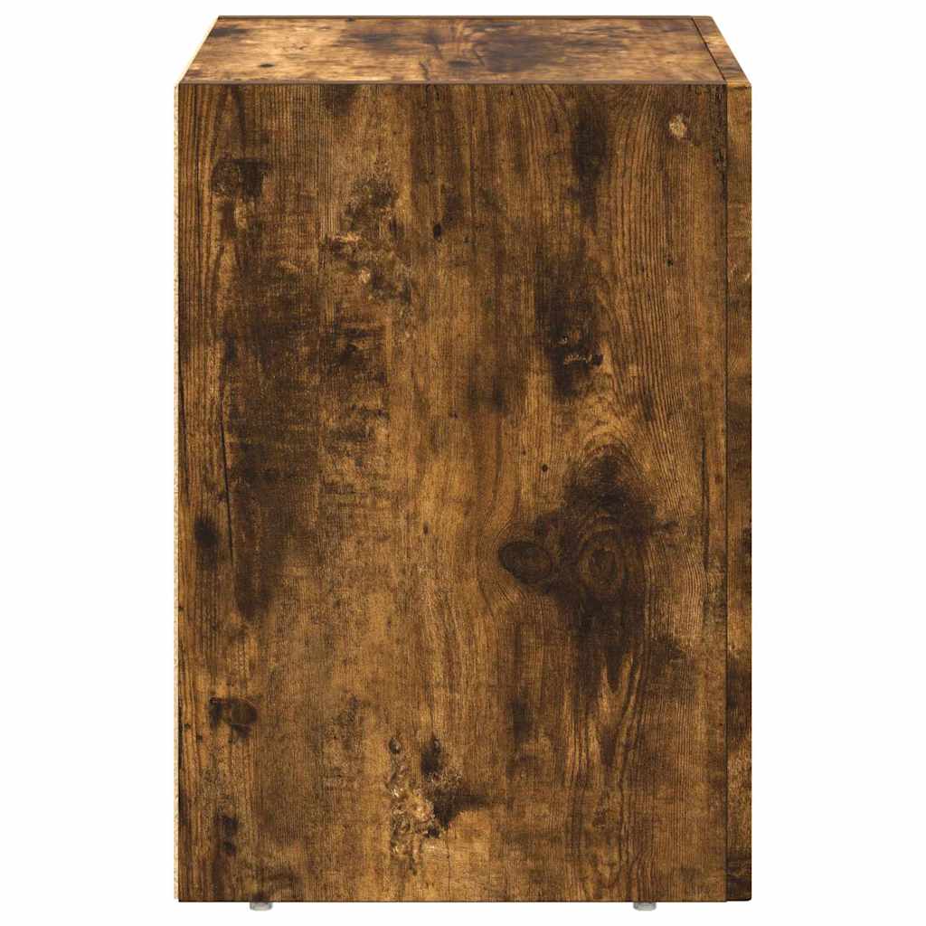 vidaXL Nachttisch Geräucherte Eiche 40 x 35 x 50 cm Holzwerkstoff