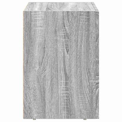 vidaXL Nachttisch 2 pcs Graues Sonoma 40 x 35 x 50 cm Holzwerkstoff