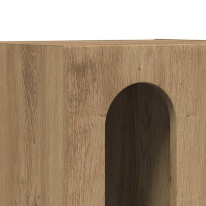 vidaXL Table de chevet 2 pcs Chêne artisanat 40 x 35 x 50 cm Bois d'ingénierie
