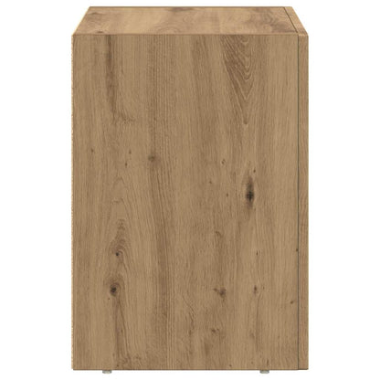 vidaXL Table de chevet 2 pcs Chêne artisanat 40 x 35 x 50 cm Bois d'ingénierie