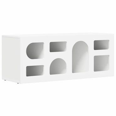 Meuble TV vidaXL Blanc 100 x 35 x 40 cm Bois d'ingénierie
