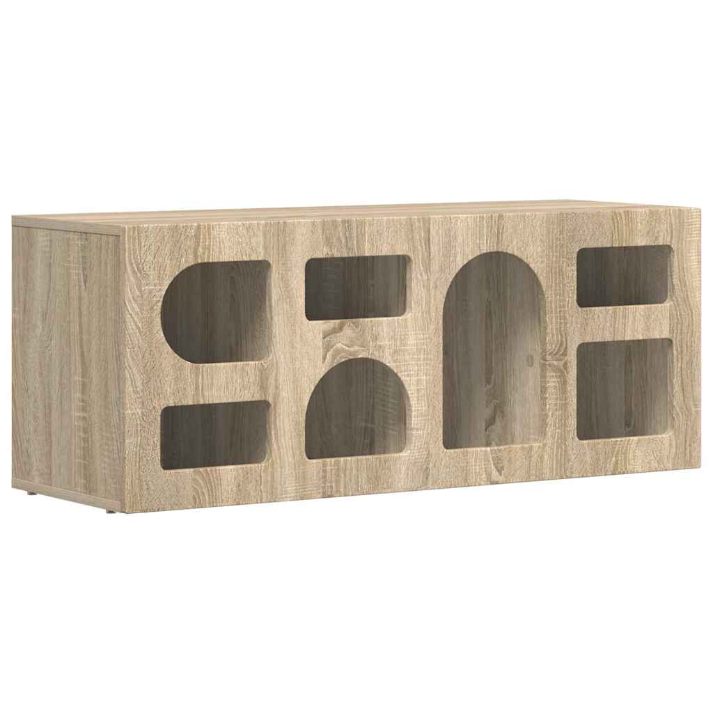 TV-Schränk Sonoma-Eiche 100 x 35 x 40 cm Holzwerkstoff