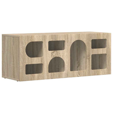 vidaXL Meuble TV chêne Sonoma 100 x 35 x 40 cm Bois d'ingénierie