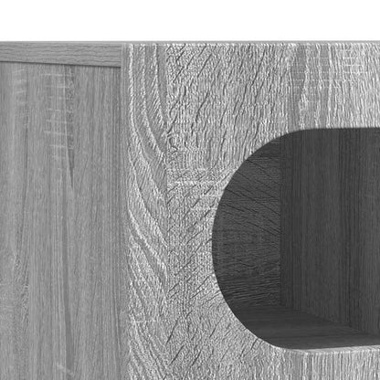 vidaXL Meuble TV Gris sonoma 100 x 35 x 40 cm Bois d'ingénierie
