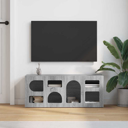 vidaXL Meuble TV Gris sonoma 100 x 35 x 40 cm Bois d'ingénierie