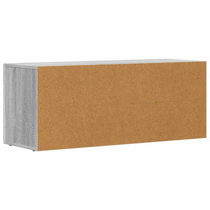 vidaXL Meuble TV Gris sonoma 100 x 35 x 40 cm Bois d'ingénierie
