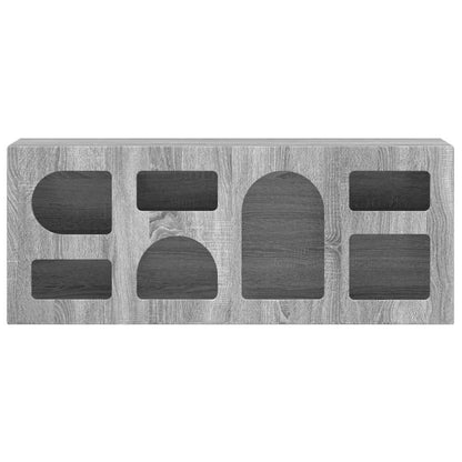 vidaXL Meuble TV Gris sonoma 100 x 35 x 40 cm Bois d'ingénierie