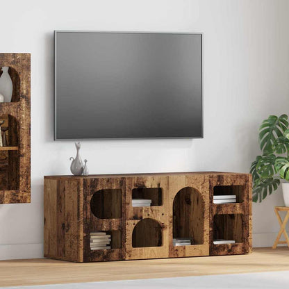 vidaXL Meuble TV bois de récupération 100 x 35 x 40 cm bois d'ingénierie