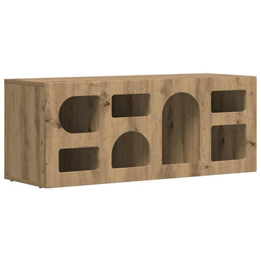 Meuble TV vidaXL Chêne Artisan 100 x 35 x 40 cm Bois d'ingénierie