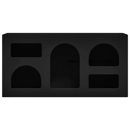 TV-Schränk Schwarz 80 x 35 x 40 cm Holzwerkstoff