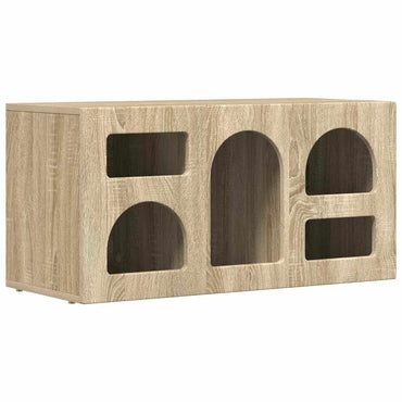vidaXL Meuble TV chêne Sonoma 80 x 35 x 40 cm, bois d'ingénierie