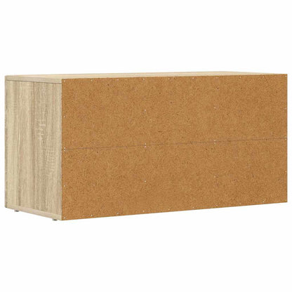 vidaXL Meuble TV chêne Sonoma 80 x 35 x 40 cm, bois d'ingénierie