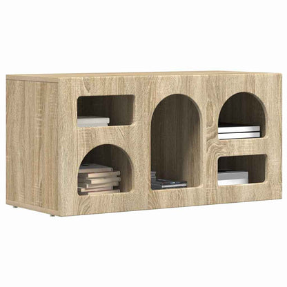 vidaXL Meuble TV chêne Sonoma 80 x 35 x 40 cm, bois d'ingénierie