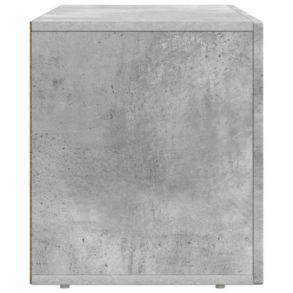 Meuble TV vidaXL Gris béton 80 x 35 x 40 cm Bois d'ingénierie
