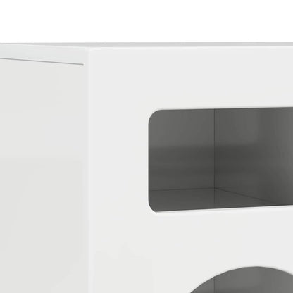 vidaXL TV-Schränk Hochglanz Weiß 80 x 35 x 40 cm Holzwerkstoff