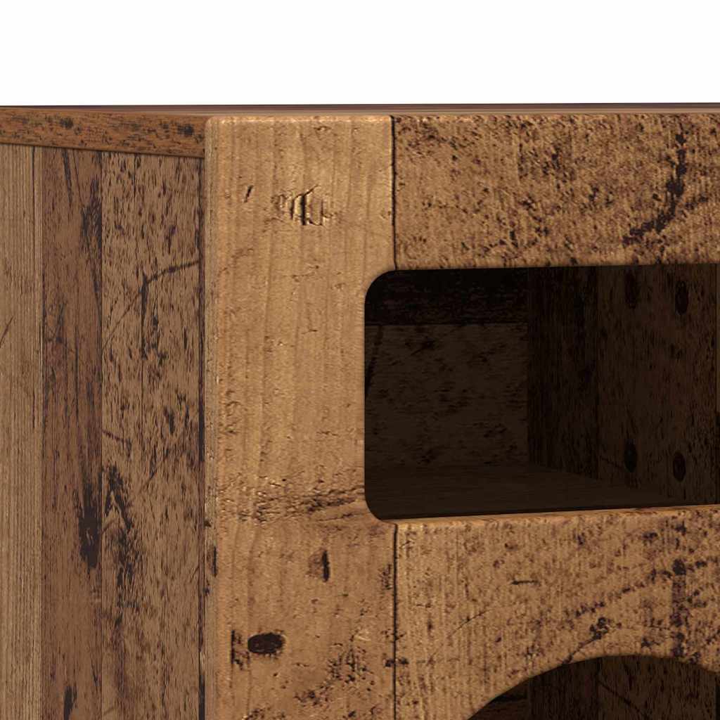 TV-Schränk Altholz 80 x 35 x 40 cm Holzwerkstoff