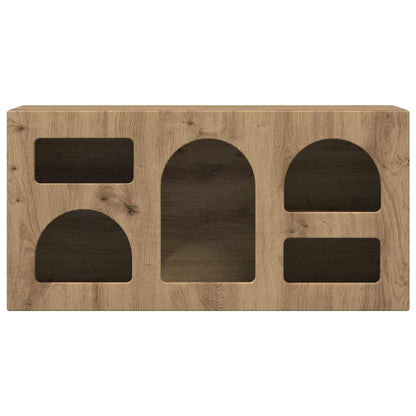 vidaXL Meuble TV chêne artisan 80 x 35 x 40 cm Bois d'ingénierie
