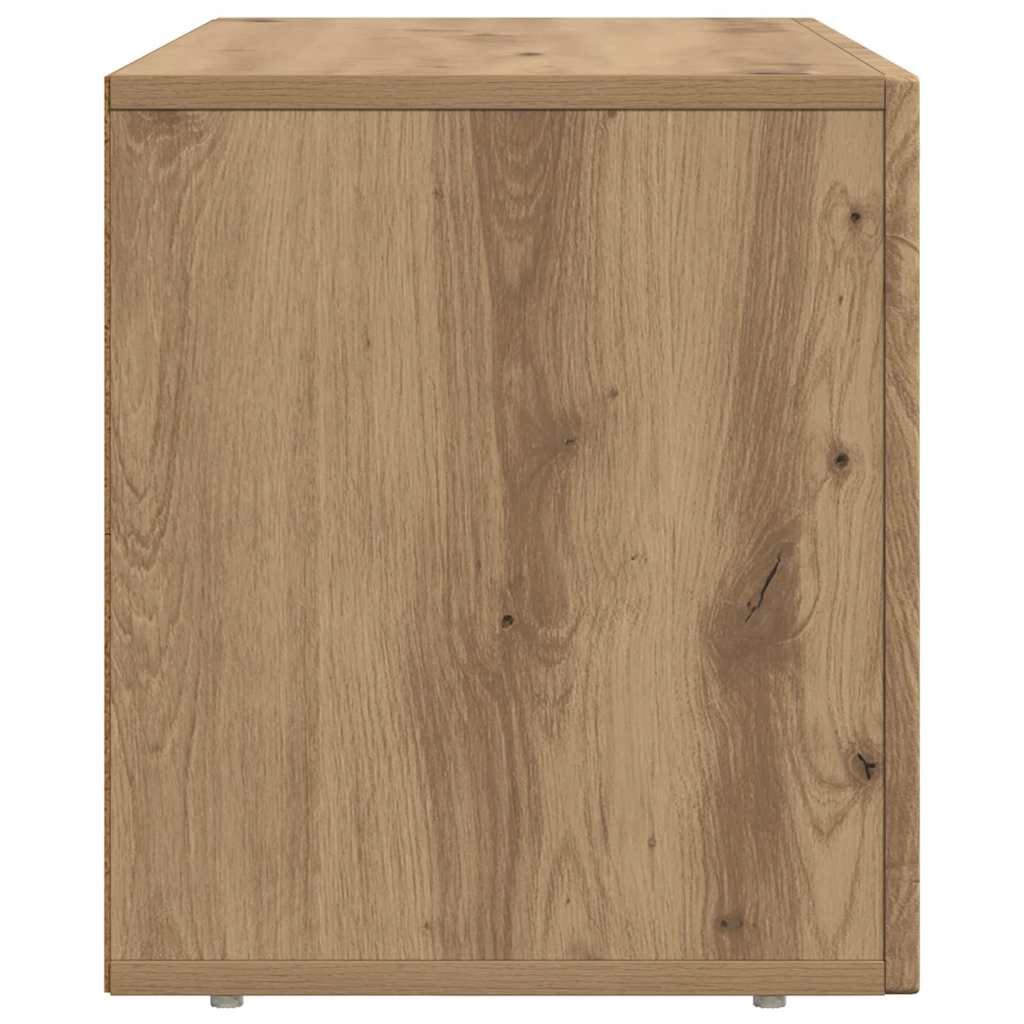 vidaXL Meuble TV chêne artisan 80 x 35 x 40 cm Bois d'ingénierie