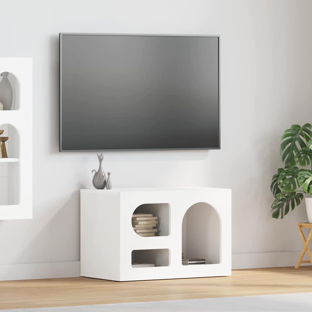 vidaXL TV-Schränk Weiß 60 x 35 x 40 cm Holzwerkstoff
