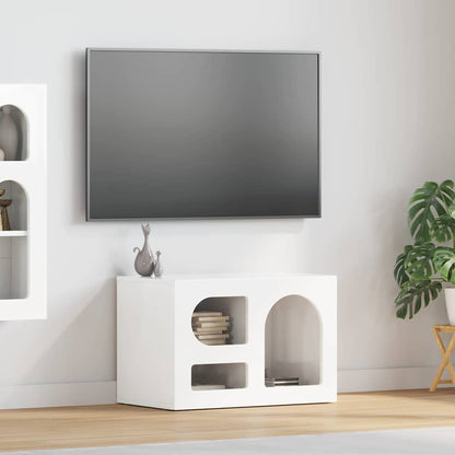 vidaXL TV-Schränk Hochglanz Weiß 60 x 35 x 40 cm Holzwerkstoff