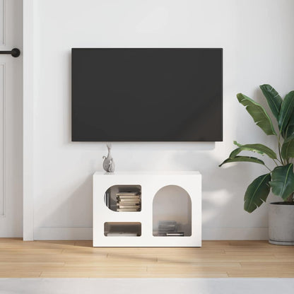 vidaXL TV-Schränk Hochglanz Weiß 60 x 35 x 40 cm Holzwerkstoff