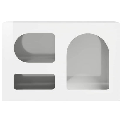vidaXL TV-Schränk Hochglanz Weiß 60 x 35 x 40 cm Holzwerkstoff
