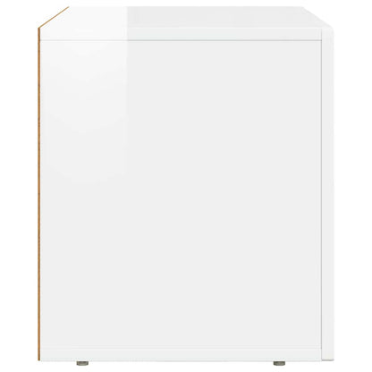 vidaXL TV-Schränk Hochglanz Weiß 60 x 35 x 40 cm Holzwerkstoff