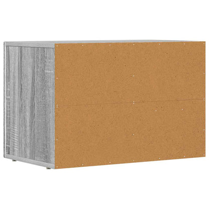 vidaXL Meuble TV Sonoma Gris 60 x 35 x 40 cm Aggloméré