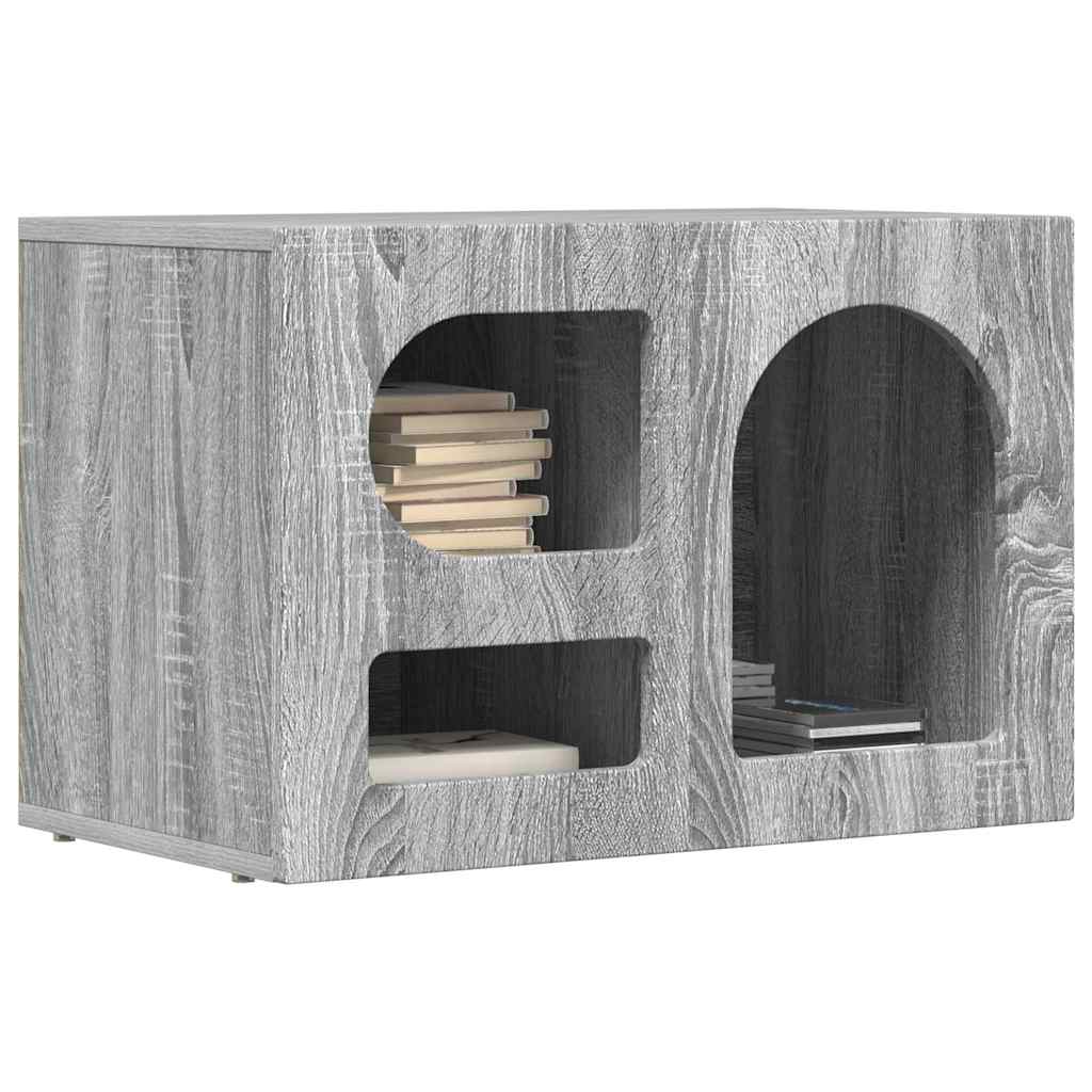 vidaXL Meuble TV Sonoma Gris 60 x 35 x 40 cm Aggloméré