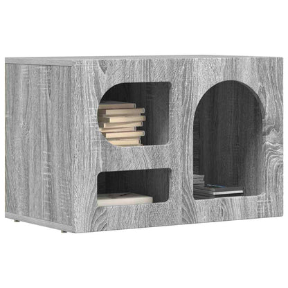 vidaXL Meuble TV Sonoma Gris 60 x 35 x 40 cm Aggloméré