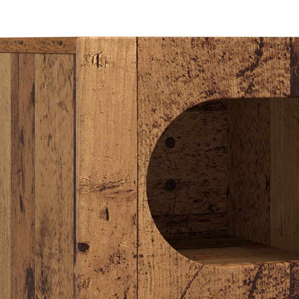 vidaXL Meuble TV en bois de récupération 60 x 35 x 40 cm Bois d'ingénierie