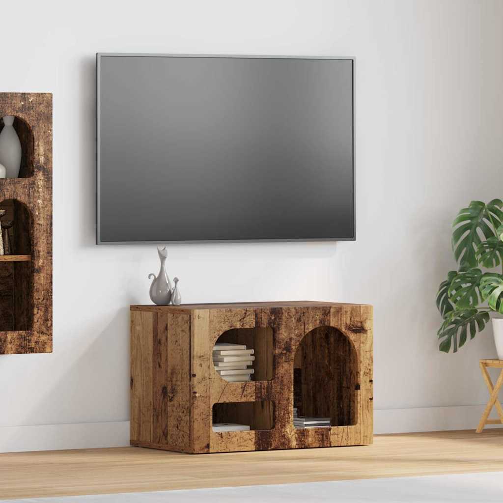 vidaXL Meuble TV en bois de récupération 60 x 35 x 40 cm Bois d'ingénierie
